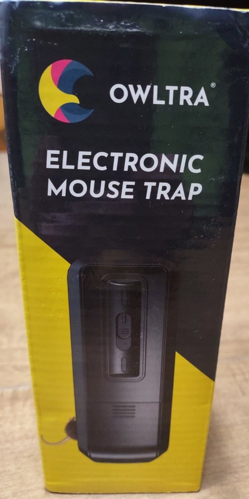 OWLTRA Electronic Mouse Trap. Quick & Humane 4AA Batteries (not included)