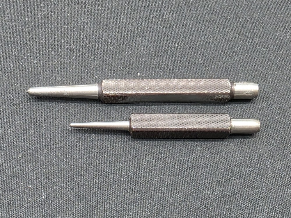 2 Piece Starrett Center Punch Set 264B 264E