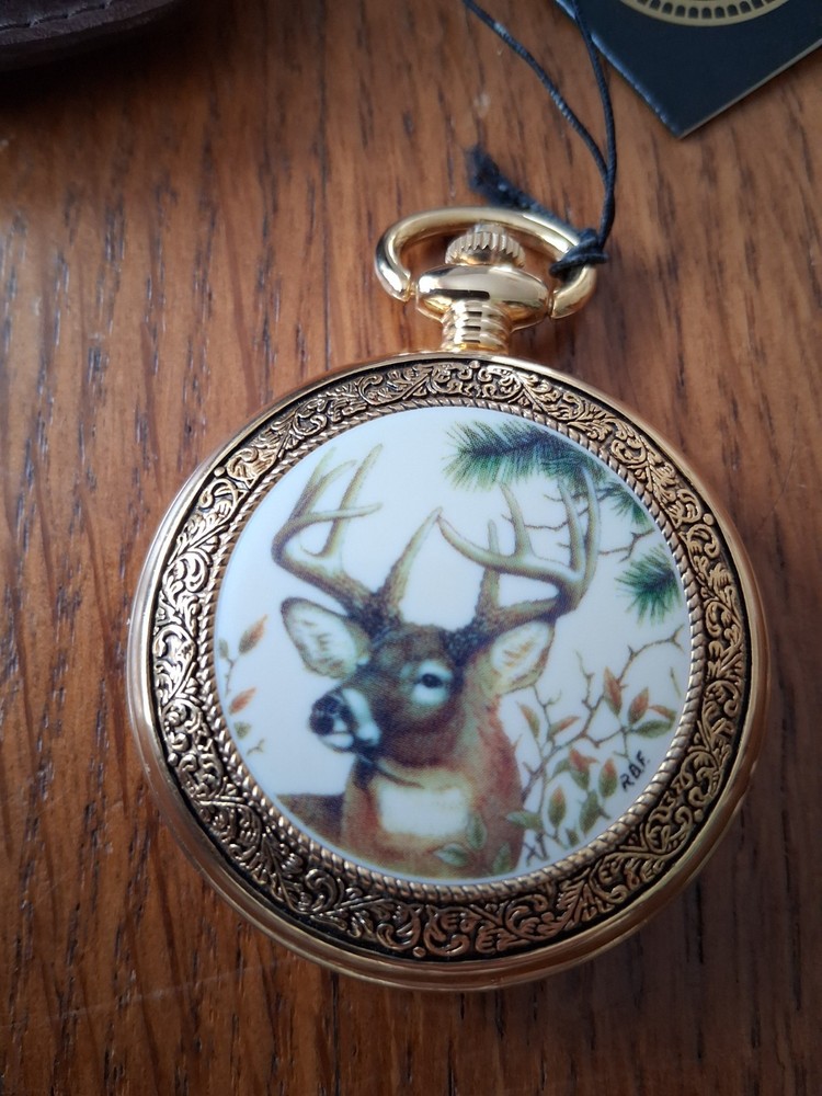 quartz pocket watch - franklin mint