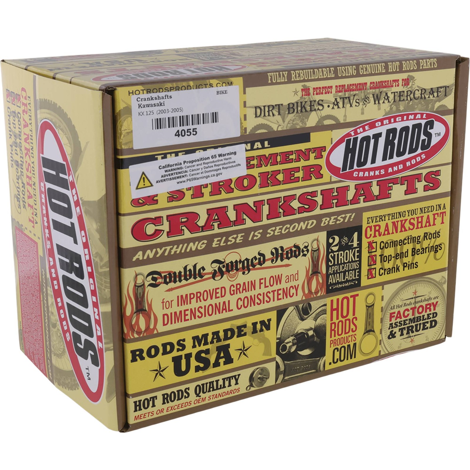 Hot Rods Crankshaft For Kawasaki KX 125 2003-2005 4055