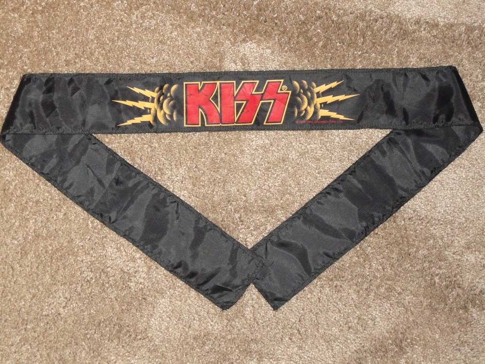 KISS Animalized 1984 World Tour Headband Rare