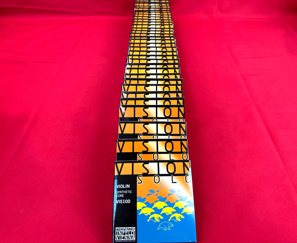 100% Authentic Thomastik Vision Solo Violin String Set / Aluminum D 4/4