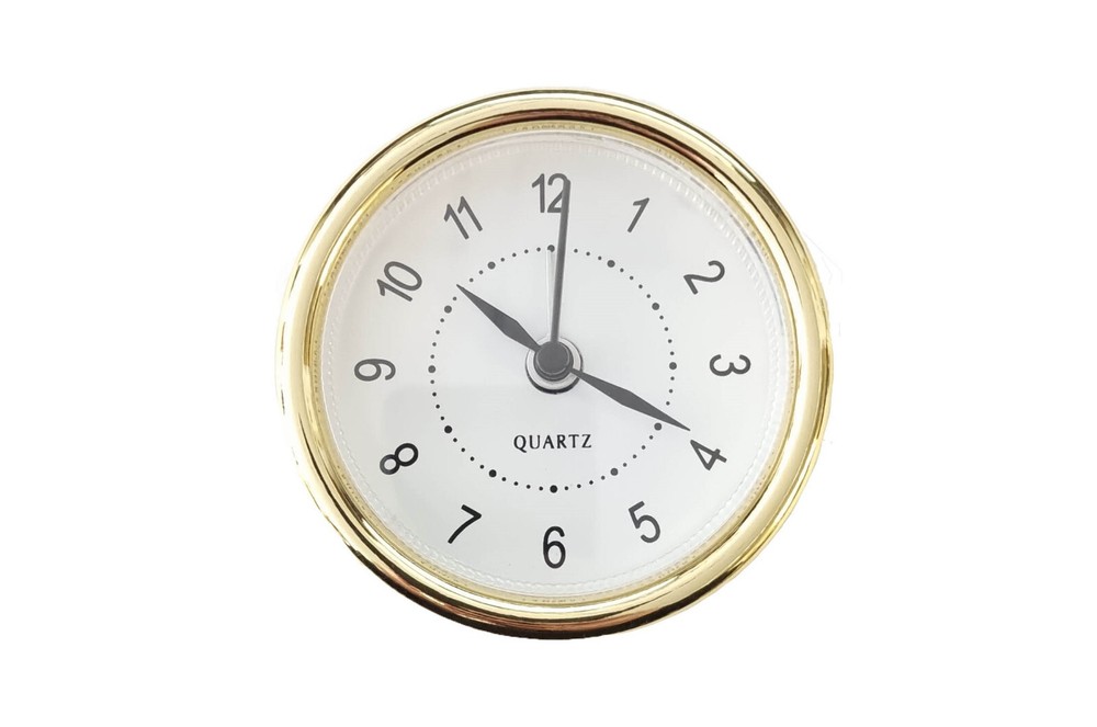 Mini Clock For DIY With Arabic Numerals 62mm Diameter
