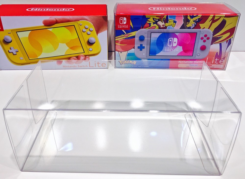5 Box Protectors For NINTENDO SWITCH LITE Console Boxes! Fits Pokemon ETC. NTSC