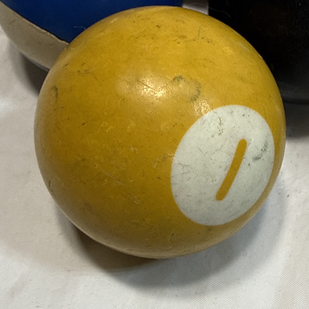 Vintage Striped & Solid Pool Ball Billiard 2 1/4" Replacement Balls Missing 11