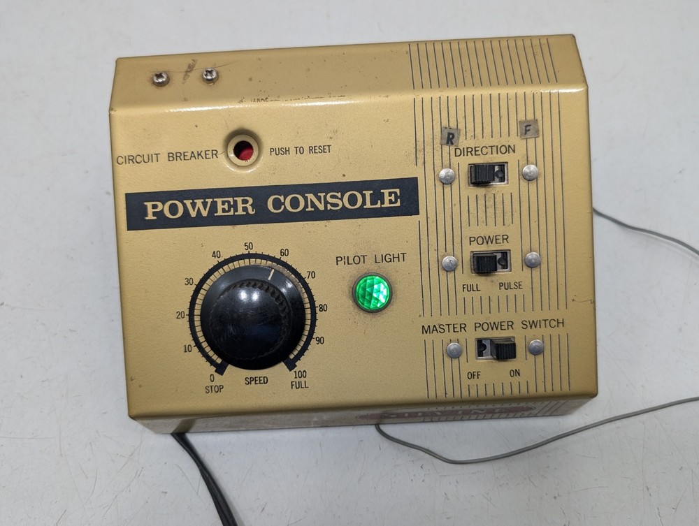 Silvine HO Trains Power Console Vintage Train Model Train Accessory