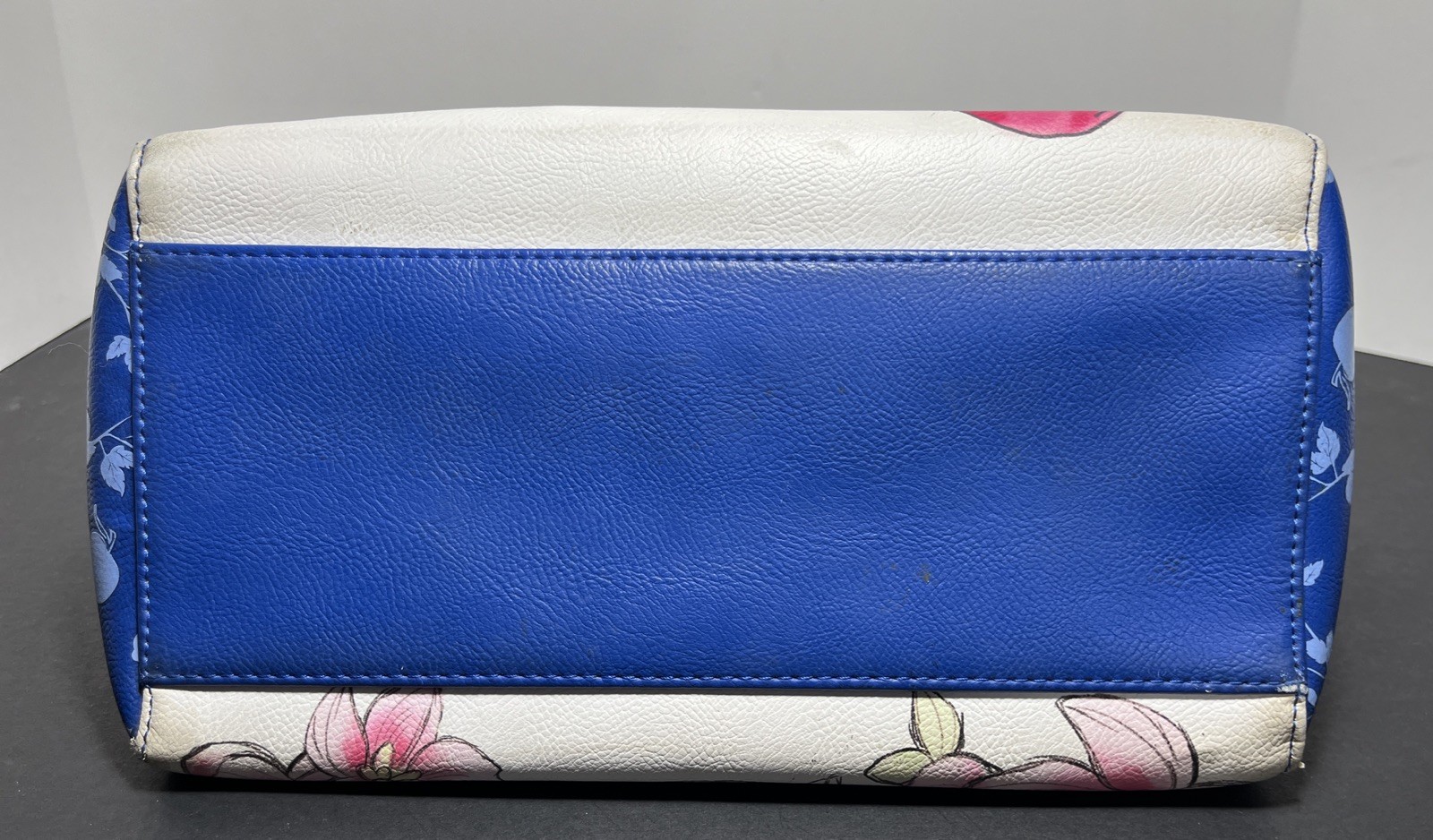 Disney LoungeFly Satchel Handbag Purse Snow White Blue & White 14x10"