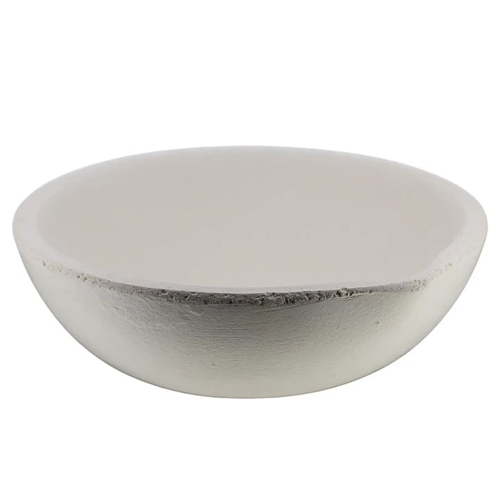 Ceramic Crucible Melting Dish Gold Silver Copper Casting Refining Alloying
