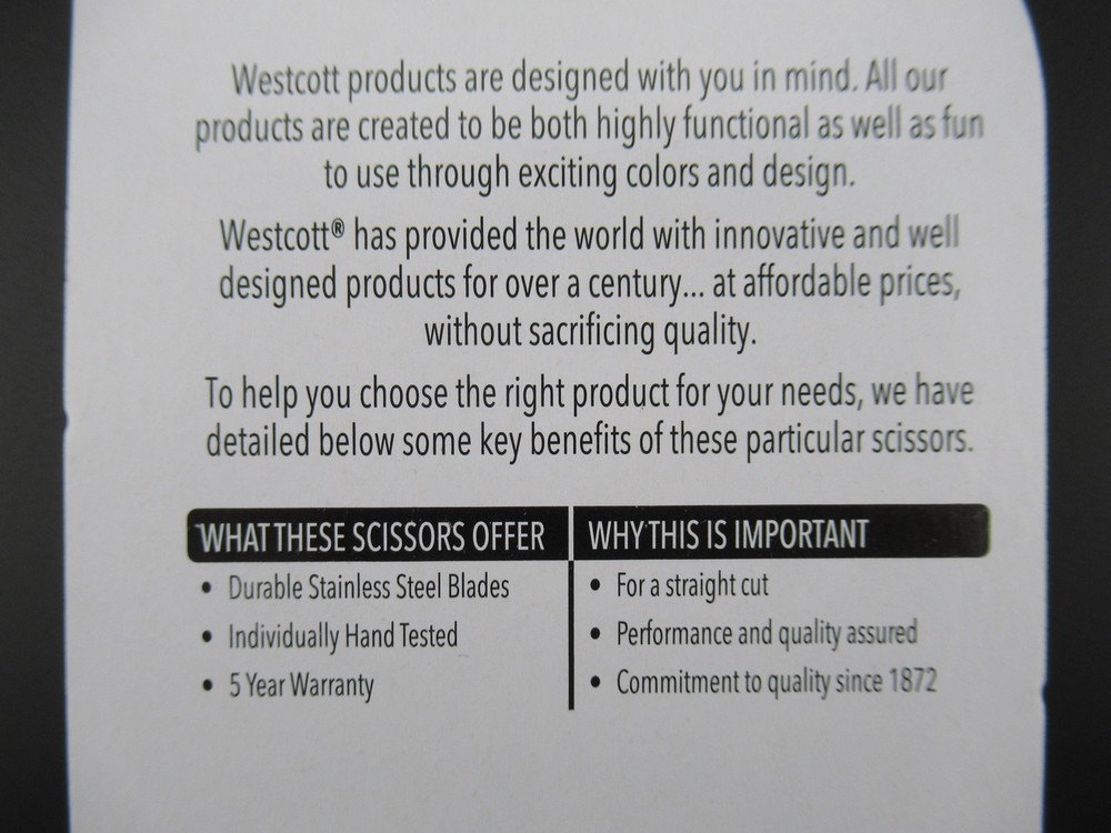 Westcott All Purpose 8 inch Bent Scissors