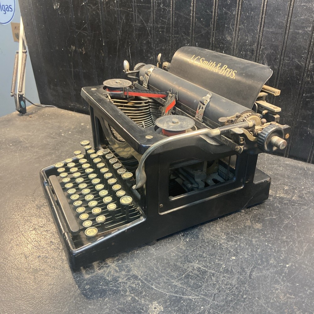 Antique LC Smith & Bros. Typewriter No. 8