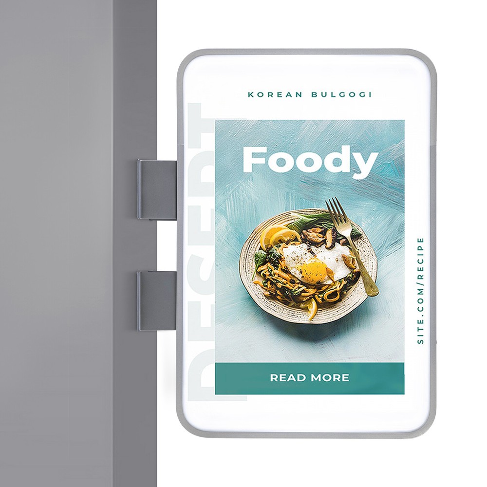 LED Rectangle Double-sided Advertising Light Box Illuminated Projecting Sign