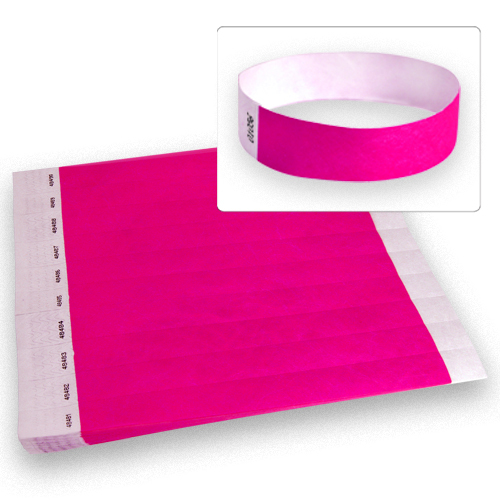 3/4inch Tyvek Wristbands 10,000 PickAColor- Bars, Clubs, Parties,Events,Security