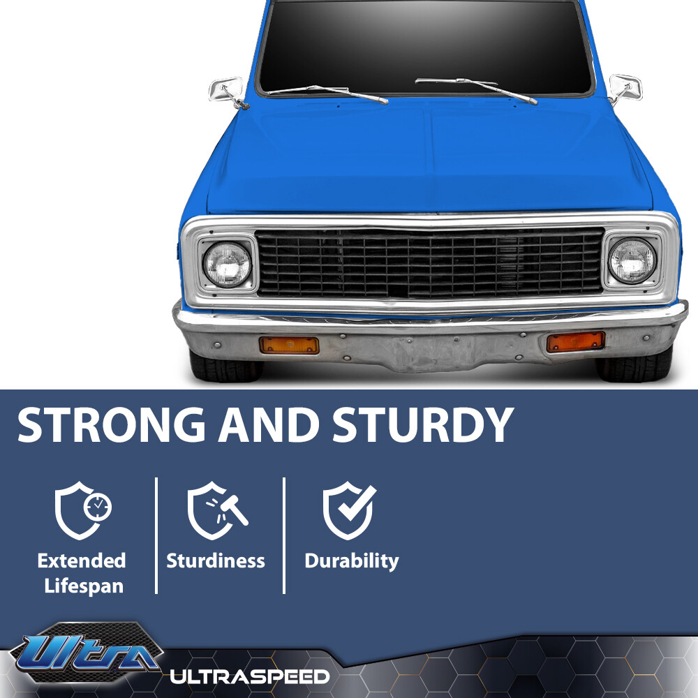 Fit For 1960-1972 Chevy GMC Pickup Truck C/K Chrome Dome Light Lamp Assembly