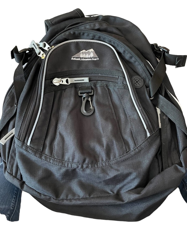 Authentic Adventure Gear backpack Black Medium Sized