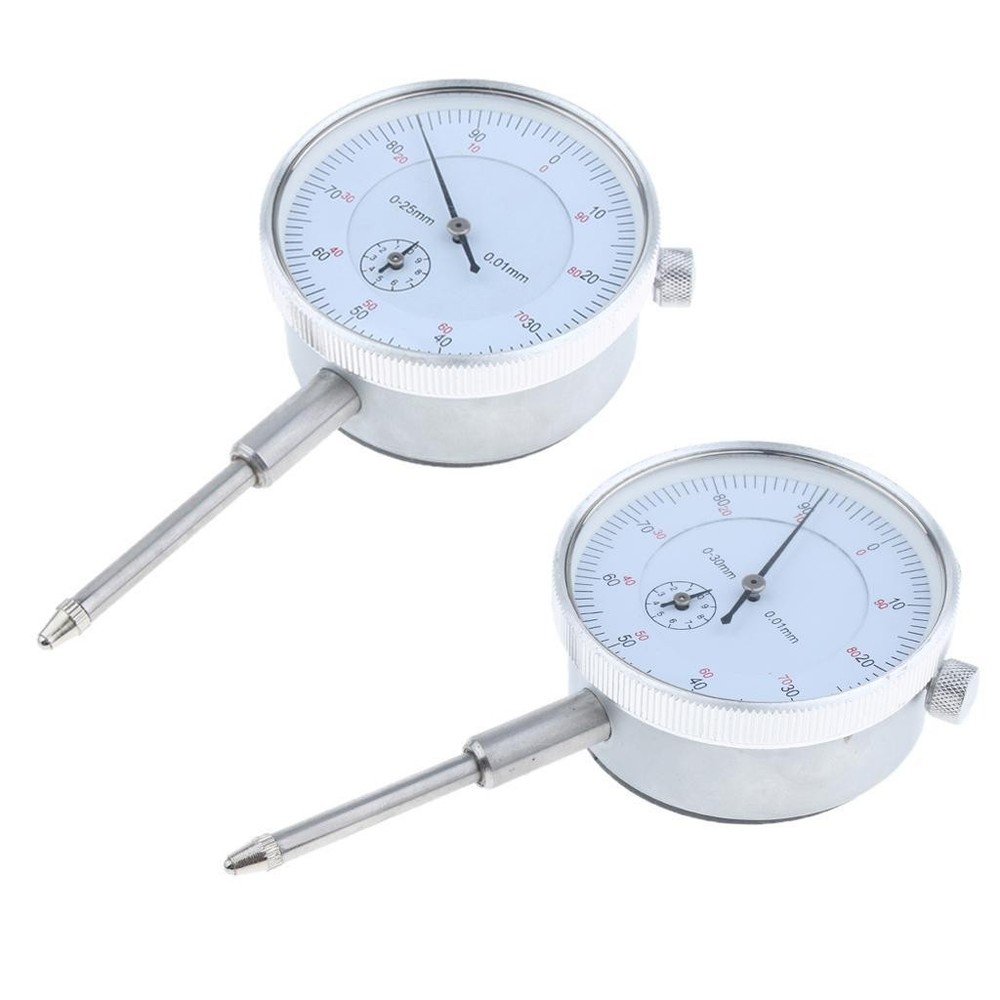 Precise Dial Test Indicator w/ Needle Point, Metric, 0-25mm