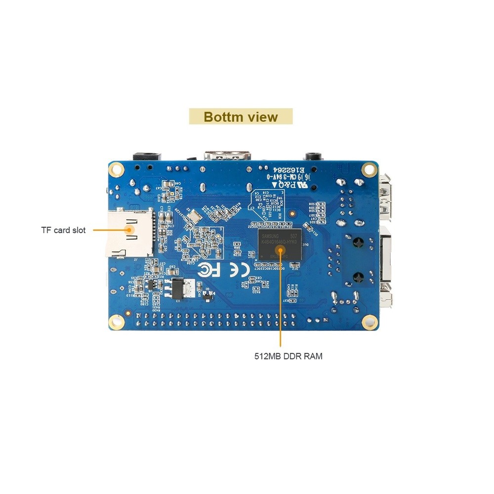 Quad-core 1GB DDR3 Developer PCB Board Support RetroPIE Free RetroPIE SYSTEM A