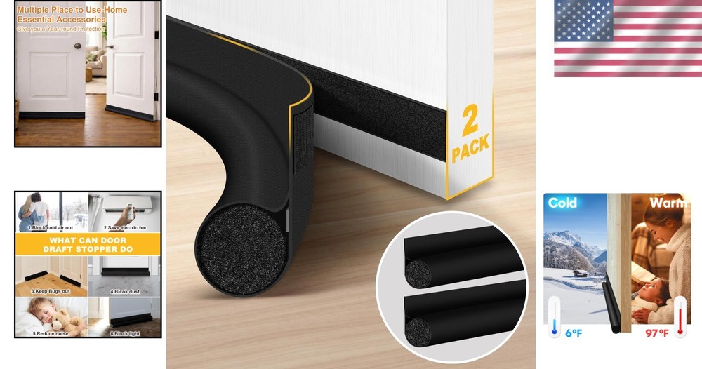 Easy Install Door Weather Stripping