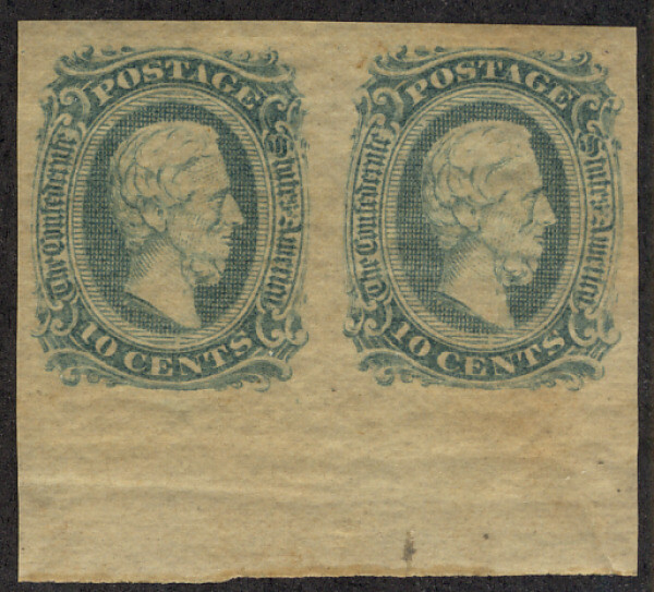 MALACK Confed #11c SUPERB JUMBO bottom margin OG NH,..MORE.. b5619