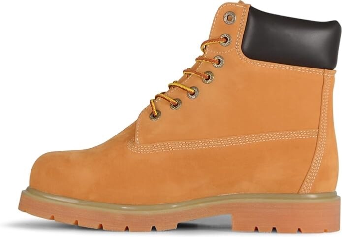 Lugz Drifter Steet Toe Boot (Wheat & Black)