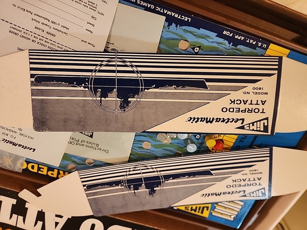 JIM'S LECTRAMATIC TORPEDO ATTACK MODEL 1600 C. 1970 complete
