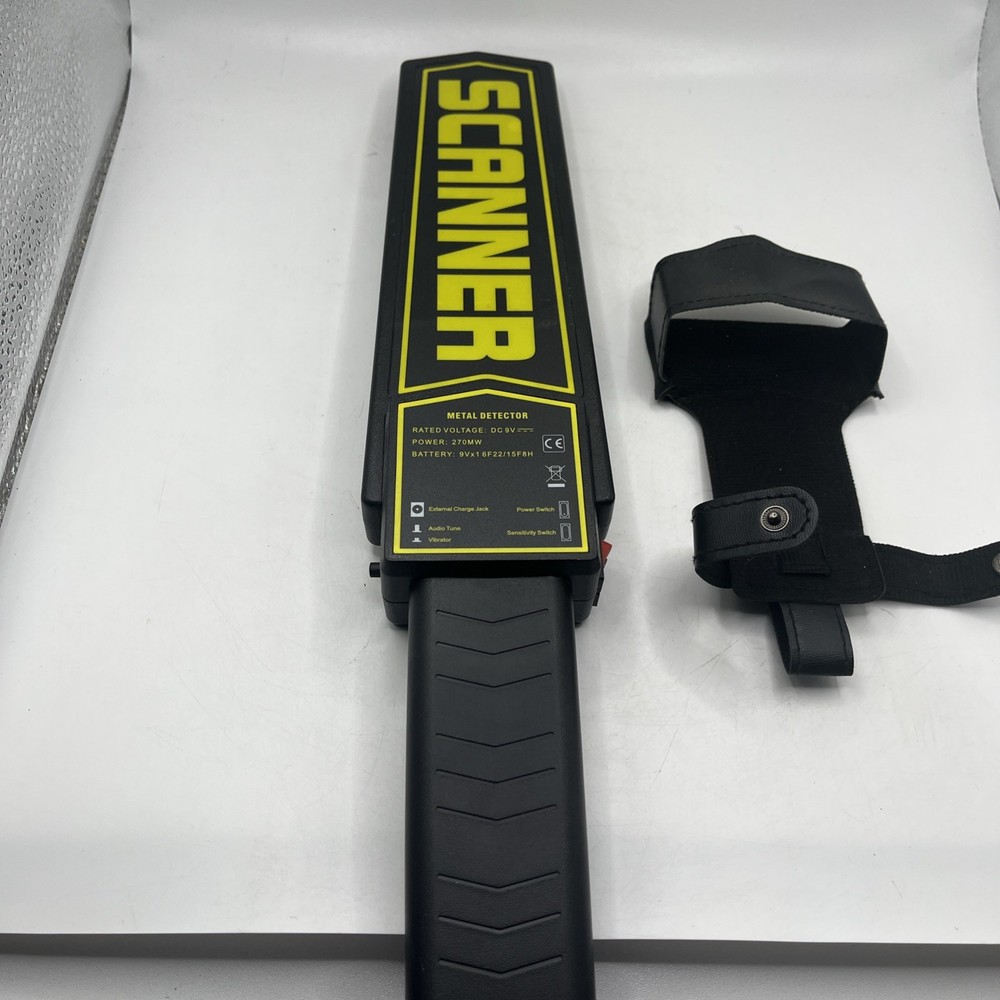 RANSENERS Handheld Metal Detector Scanner Security Wand EUC