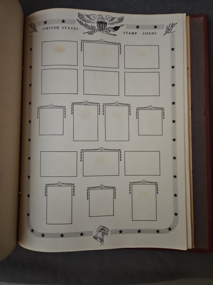 Victory United States Stamp Album Copyright 1959 NO STAMPS