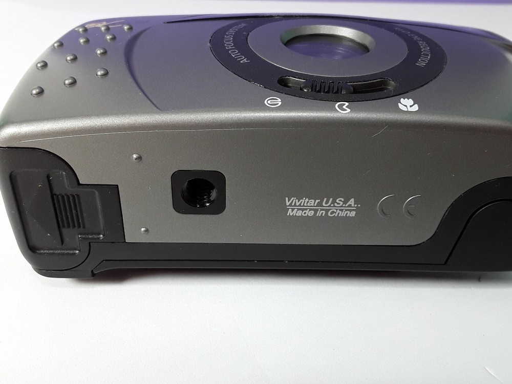 Vivitar BV85DV Data Back 35mm Camera (Dept Commerce Logo) w/ Strap Manual in Box