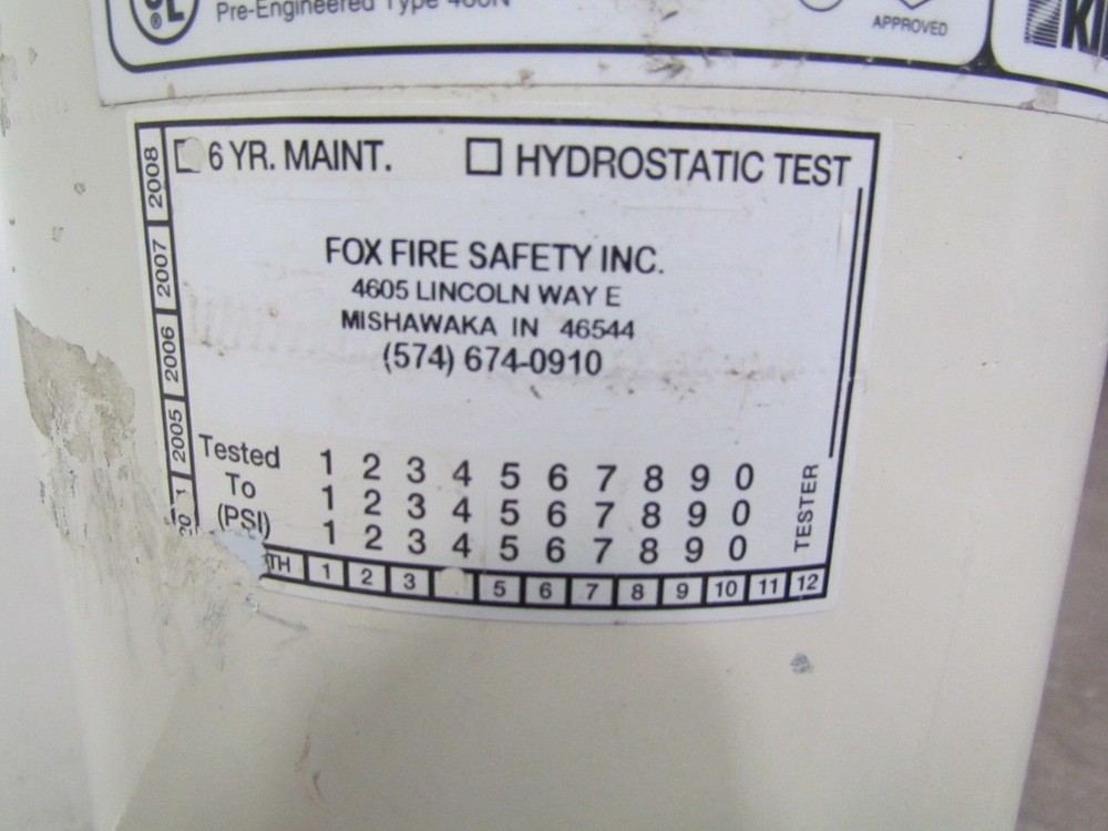 Kidde IND-45 ABC Fire Extinguisher Tank w/Actuator