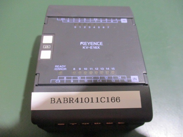 KEYENCE KV-E16X PLC with Built-in Display Function USED #6