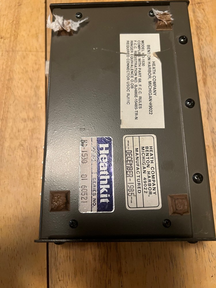 Heathkit HD-1530 Touch Tone Decoder w/ original manual Untested