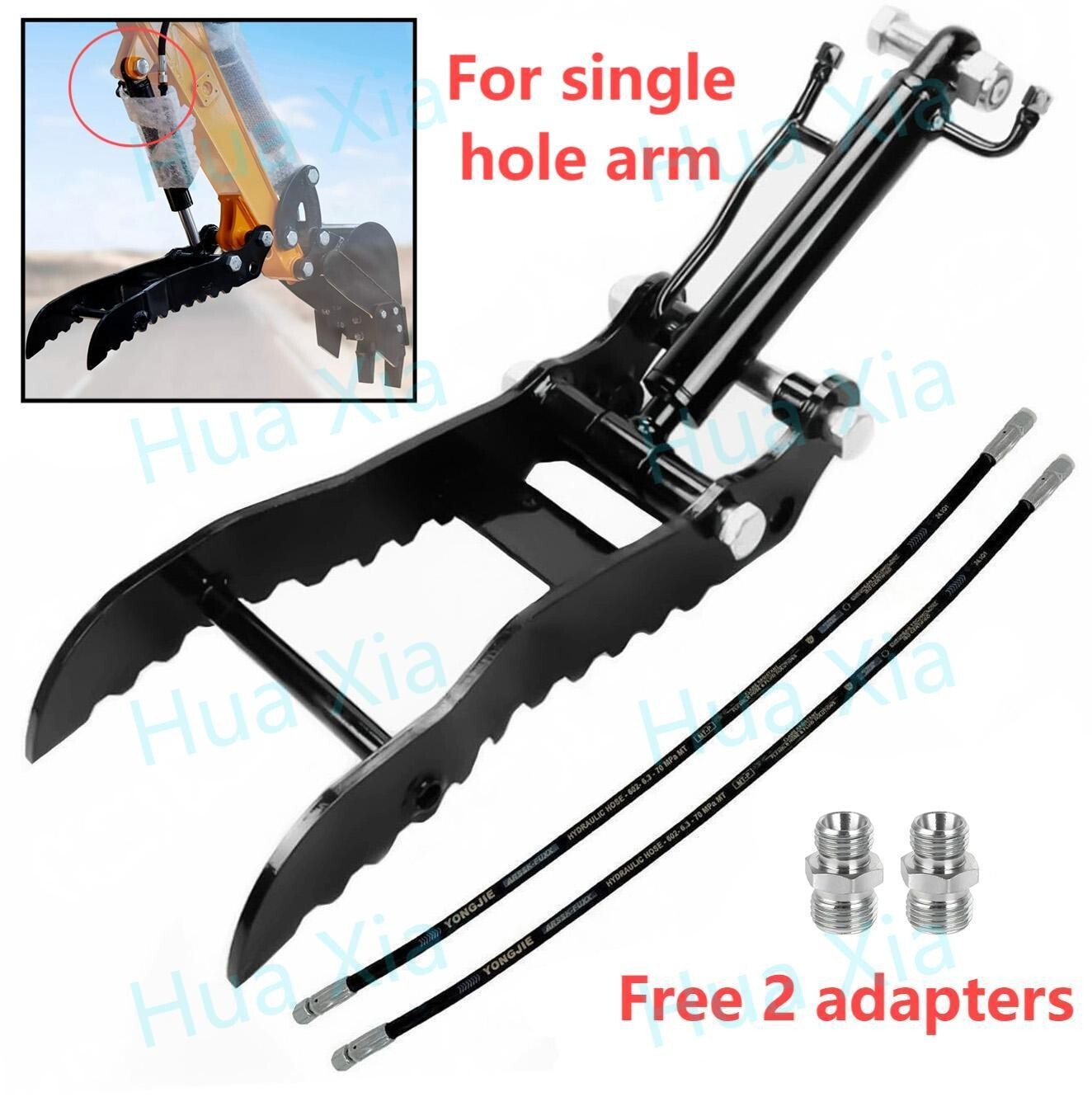 TYPHON NEW Hydraulic Thumb Clip Attachment ，For Mini Excavators