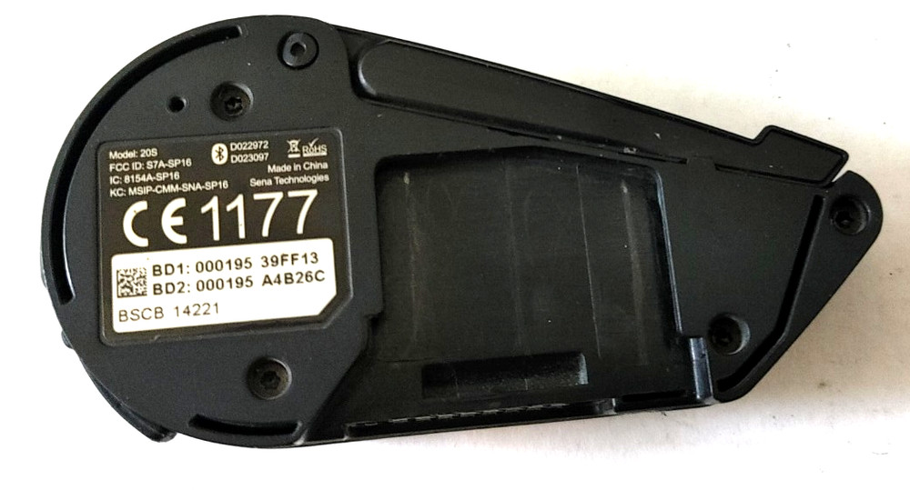 Single SENA 20S BlueTooth 4.1 Motorcycle Helmet Communication Intercom Headset