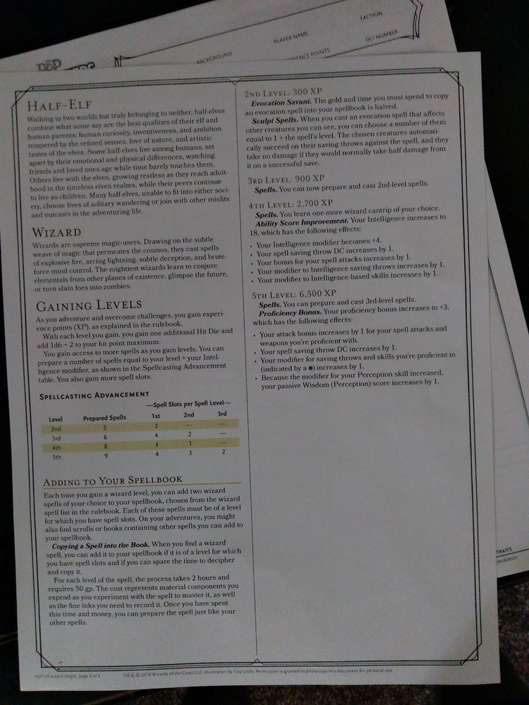 D&D Rick&Morty "Kiir Bravan" Jerry's Character Sheet pack