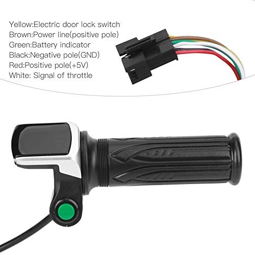 Electric Bikes Throttle Grip, Universal E Bikes Throttle Control Handlebar