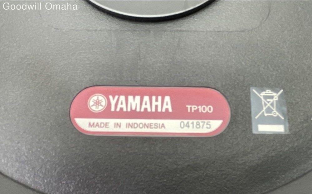 Yamaha TP100 10" Drum Pad Rubber 3 Zone - UNTESTED - READ DESCRIPTION!!!