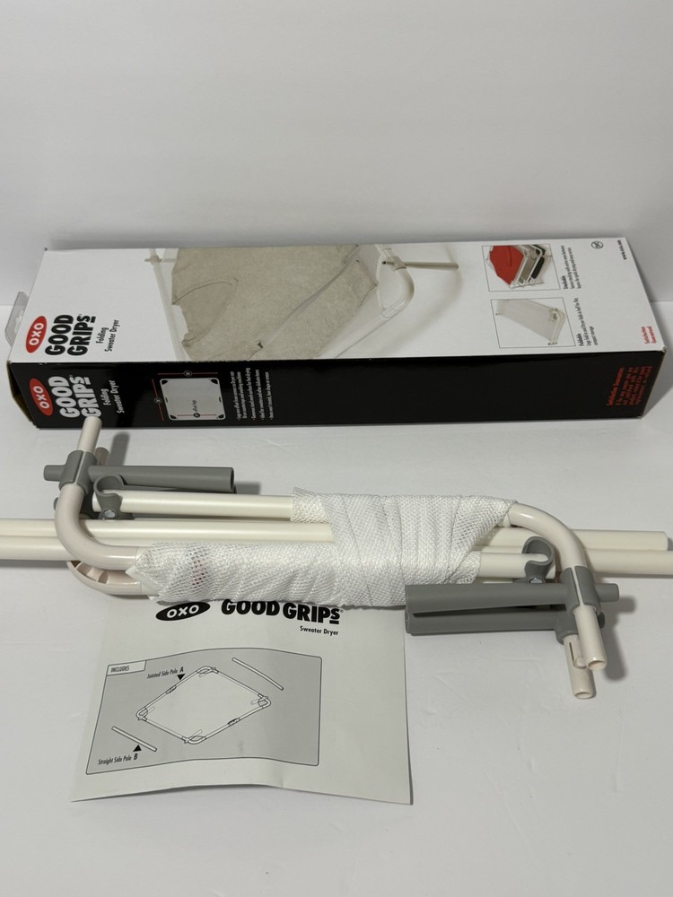 OXO Good Grips Folding Sweater Drying Rack With Fold-Flat Legs Stackable