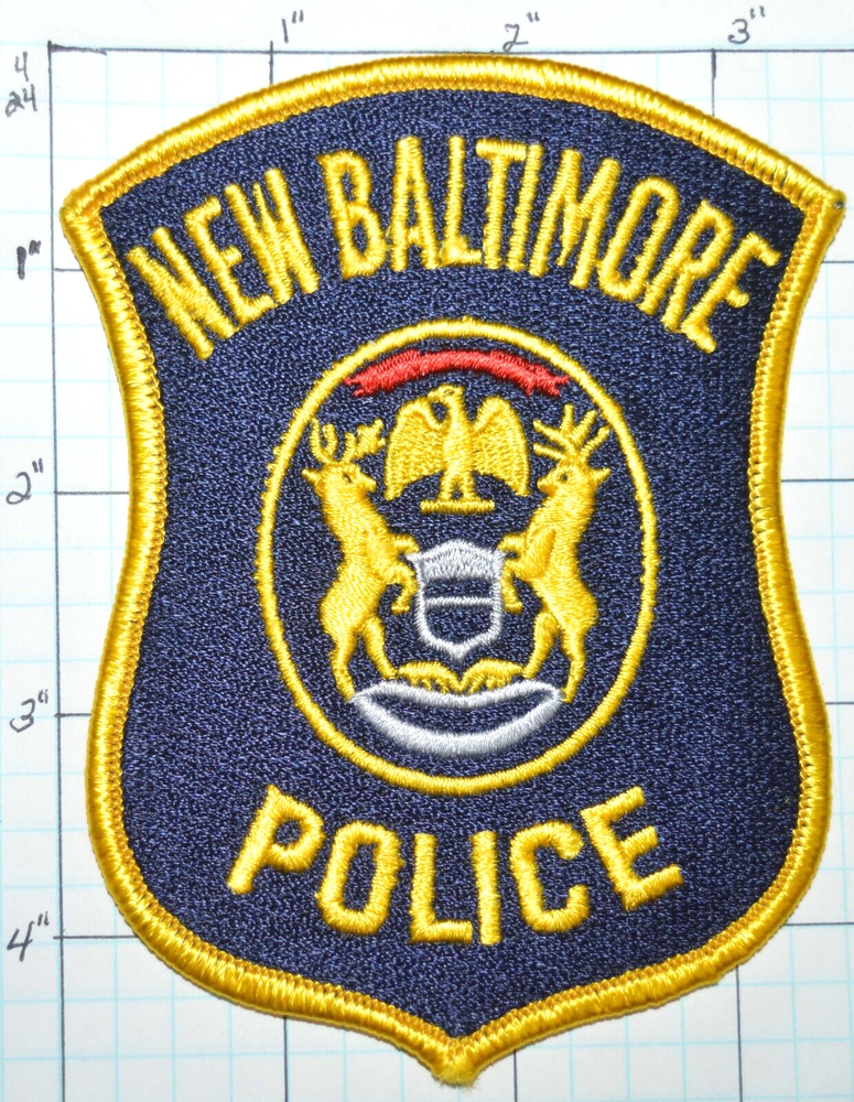 MICHIGAN, NEW BALTIMORE POLICE DEPT PATCH