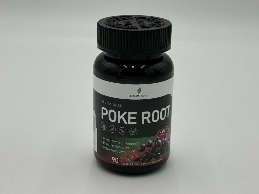 Lymphatic Support Herbal Complex Extract ~ Poke Root Extract for Lymph System...