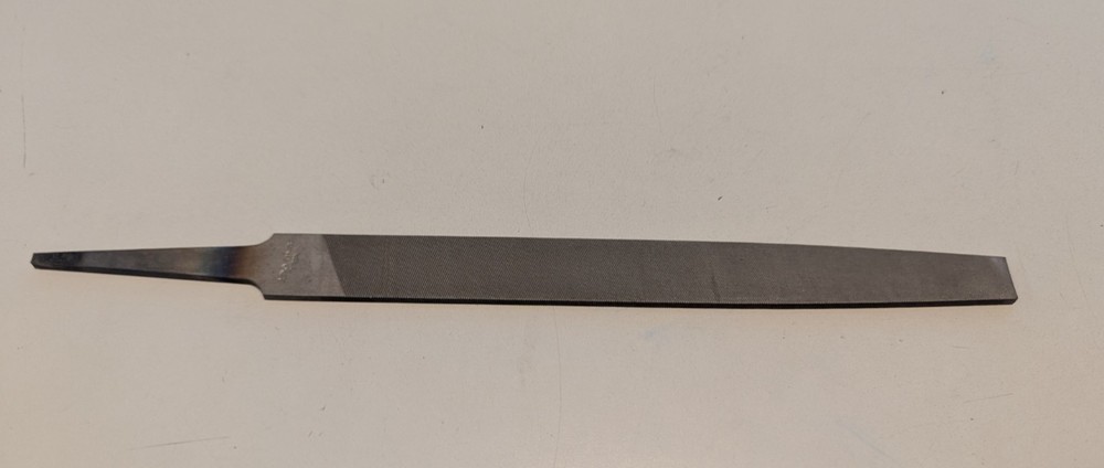 NICHOLSON 6" AMERICAN PATTERN MILL SECOND CUT FILE USA