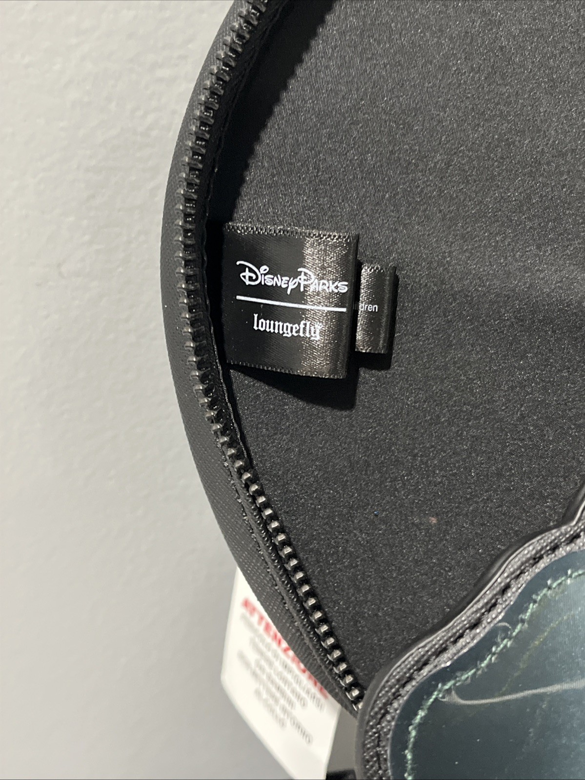 HATBOX GHOST Disney Parks Loungefly Black & Clear Haunted Mansion Crossbody Bag!