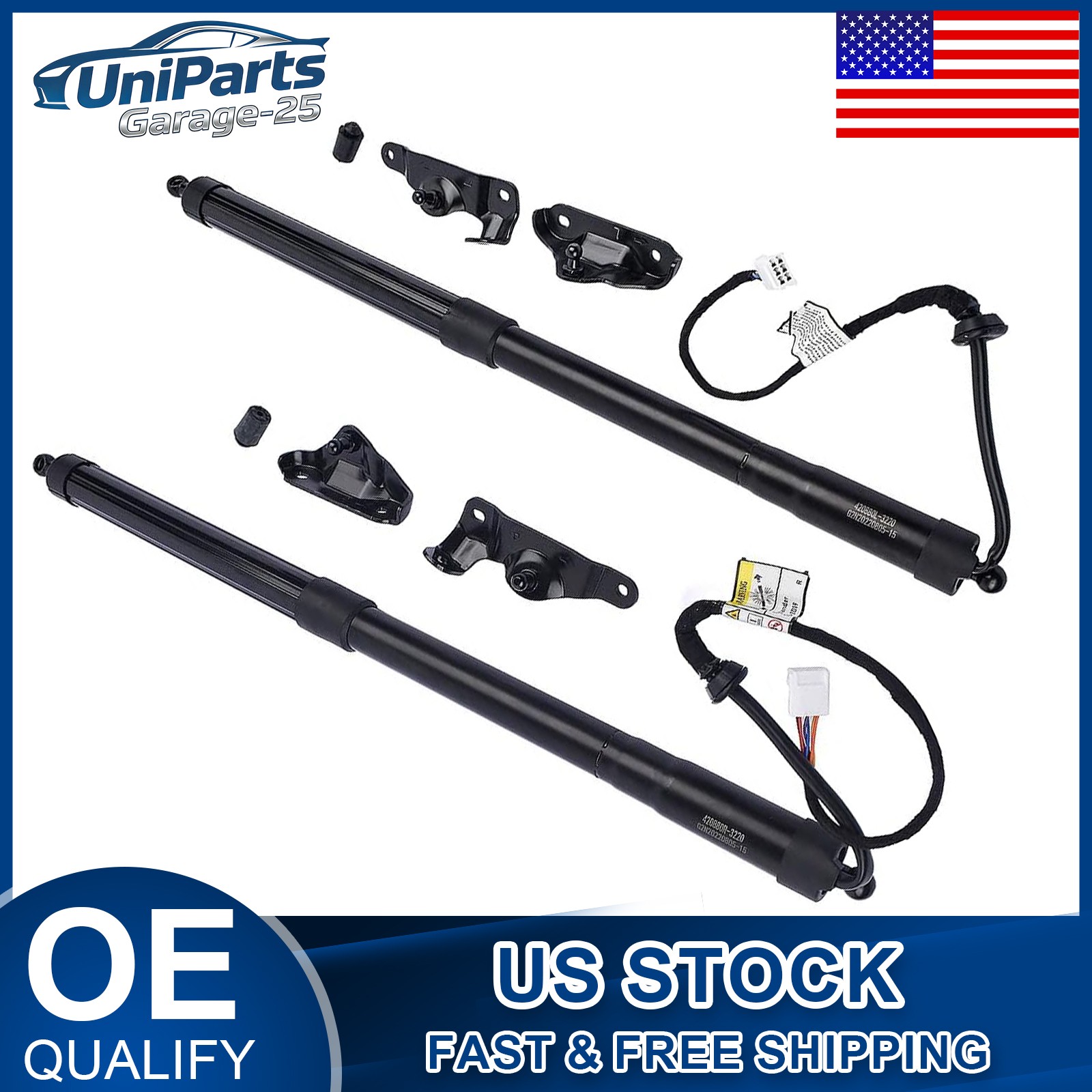For 2014-2019 Toyota Highlander LH & RH Rear Trunk Lift Support Shock Strut New