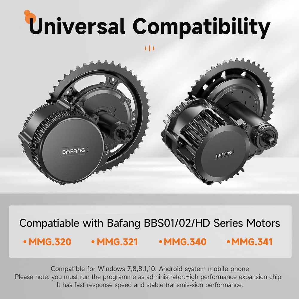 Ebike Usb Programming Cable For 8Fun / Bafang BBS01 BBS02 BBSHD Mid Drive Motor