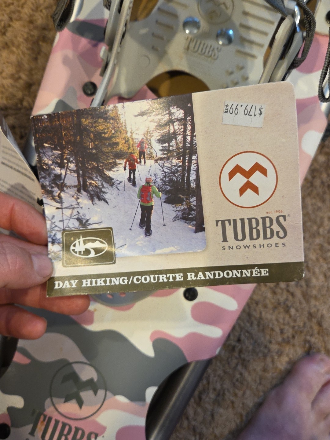 Tubbs Snow Shoes Solitude 25 W Pink Camo Design Women's Romp To Stomp Cancer New