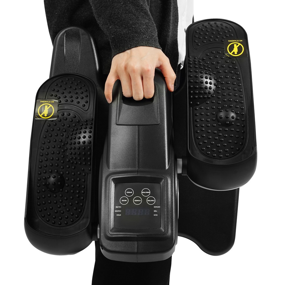 Portable Floor Stand Pedal Exerciser Foot Pedal Exercise Machine+Remote Control
