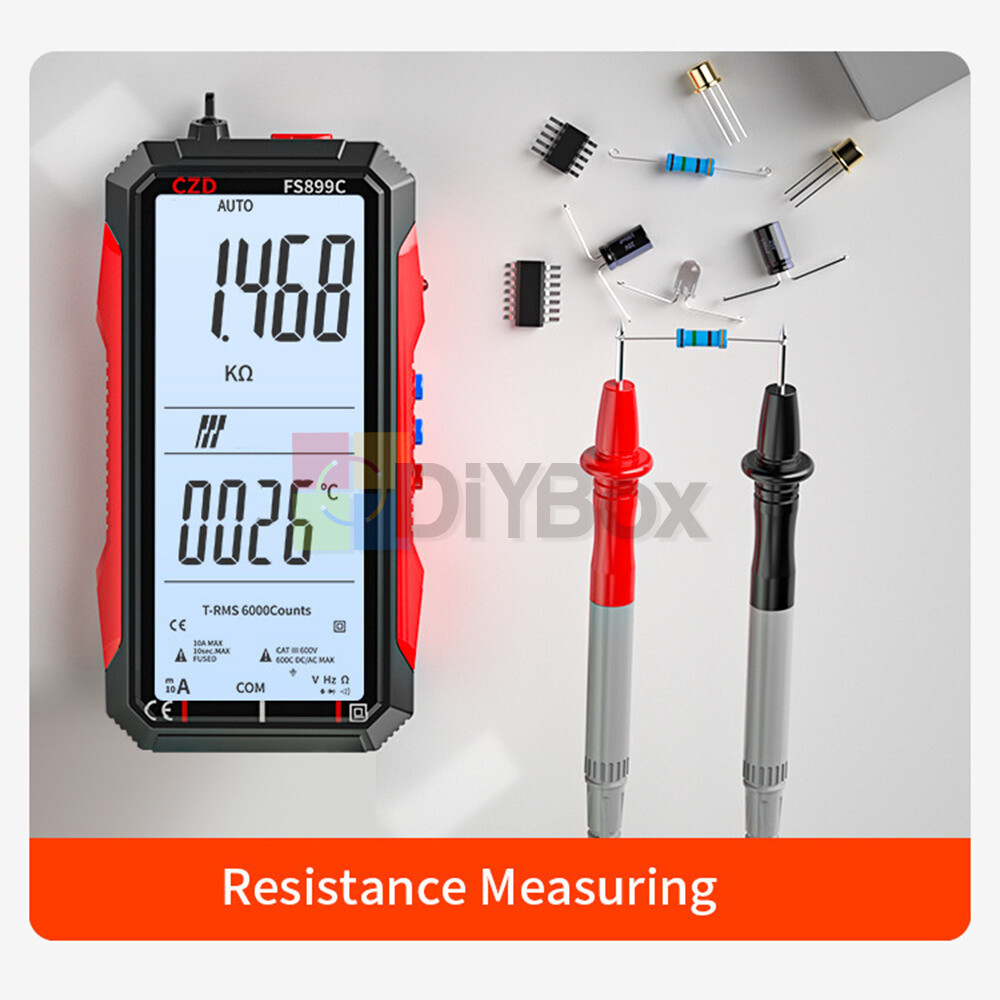 CZD-FS899C Digital Multimeter Auto AC/DC Voltage Current Frequency Meter New