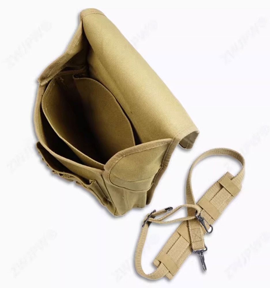 WW2 US Army 1938 Map Pack Pouch Bag Canvas Strap