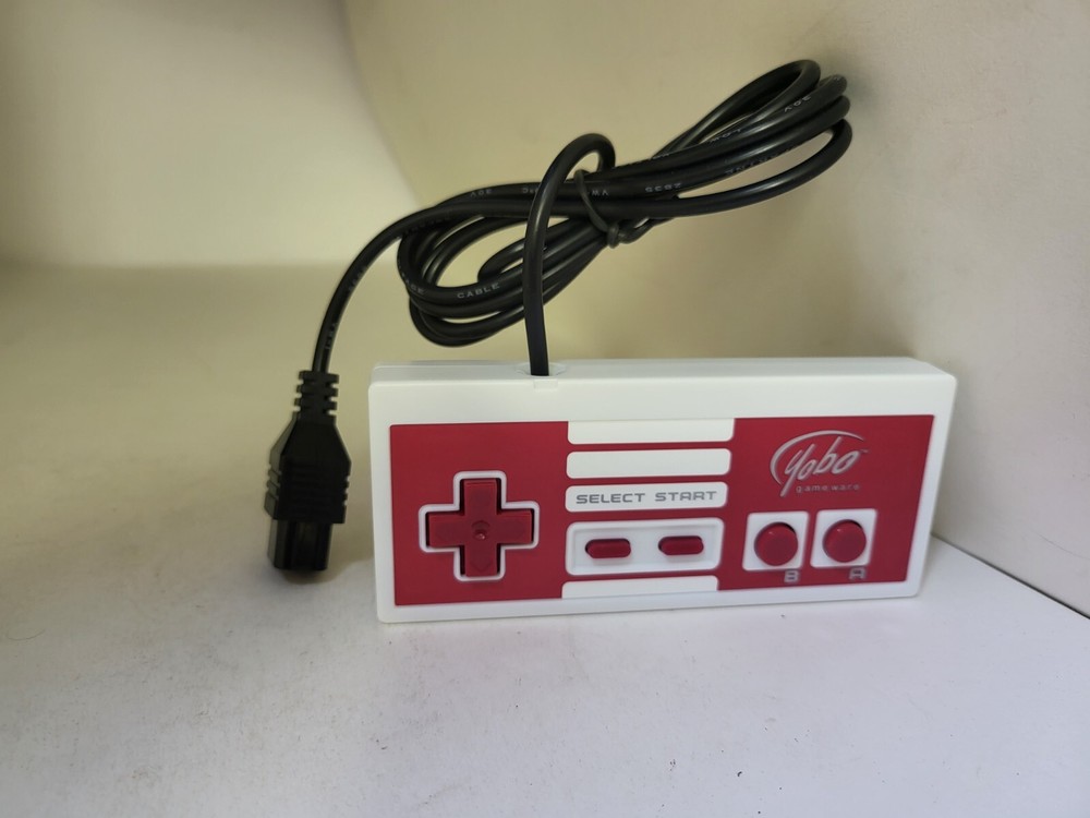 NEW Red & White Replacement Controller for NES Nintendo 8 Bit System #D12
