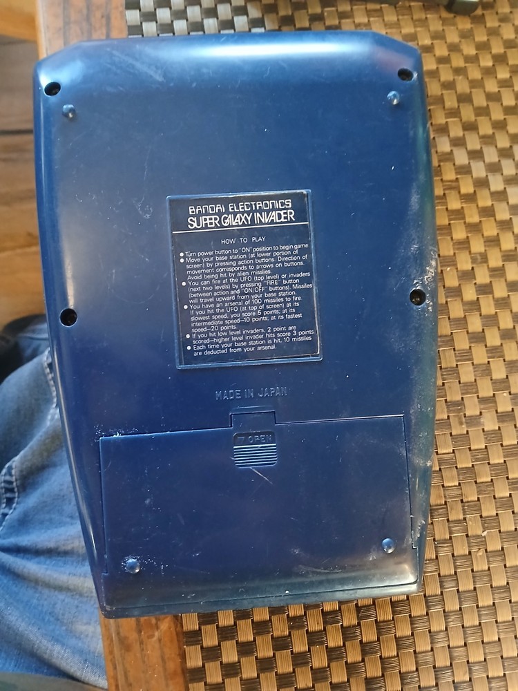 Bandai Electronics Super Galaxy Invader Handheld Electronic Game