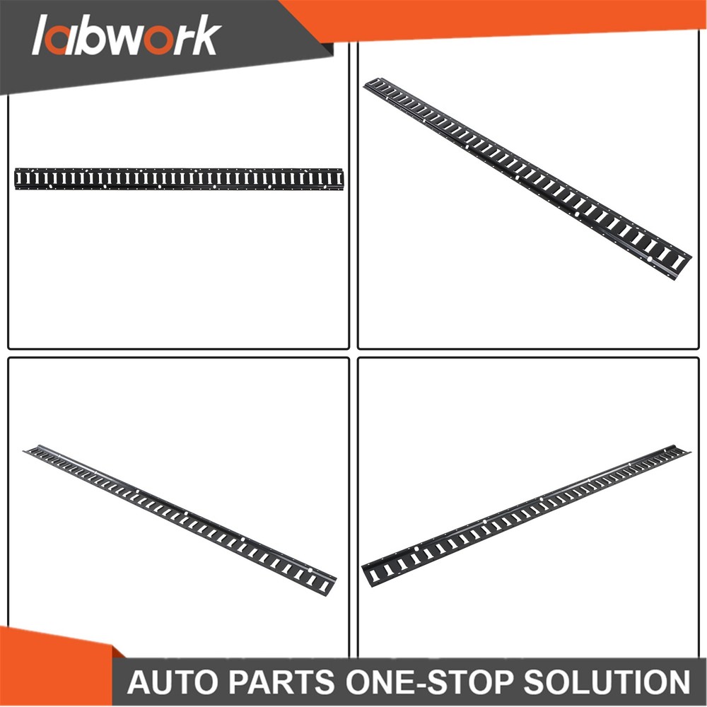 Labwork For Garages Vans Trailers 8Pack 6' E Track Tie Down Rail Kit Powder Coat
