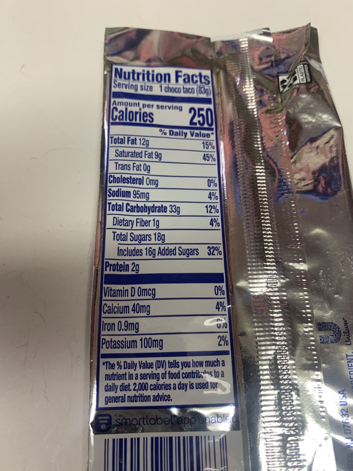 AMAZING Klondike Choco Taco WRAPPER ONLY Ice Cream RARE Dessert DISCONTINUED OOP